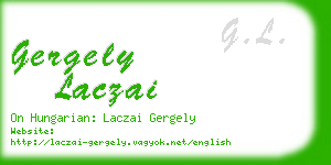 gergely laczai business card